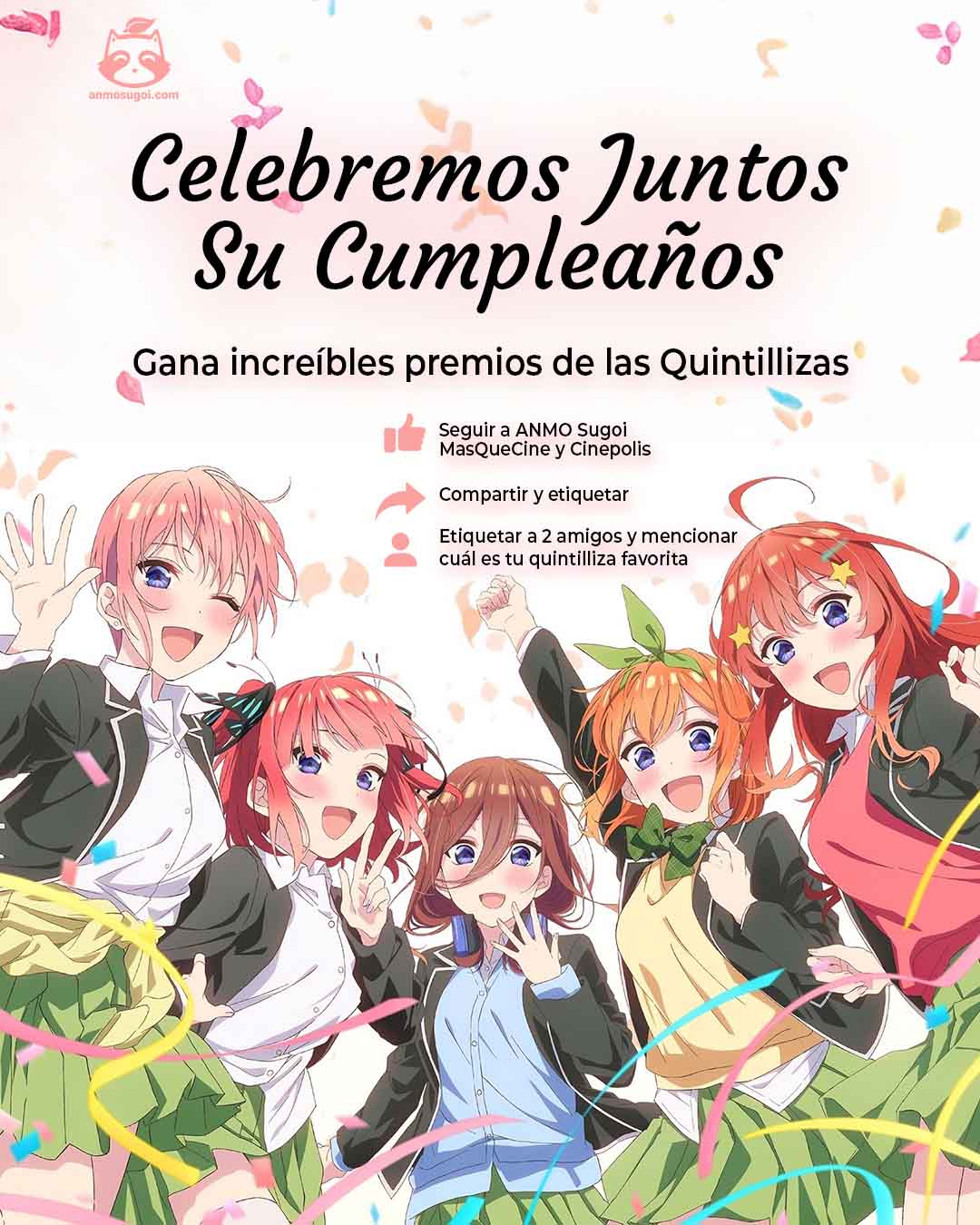 The Quintessential Quintuplets Sorteo