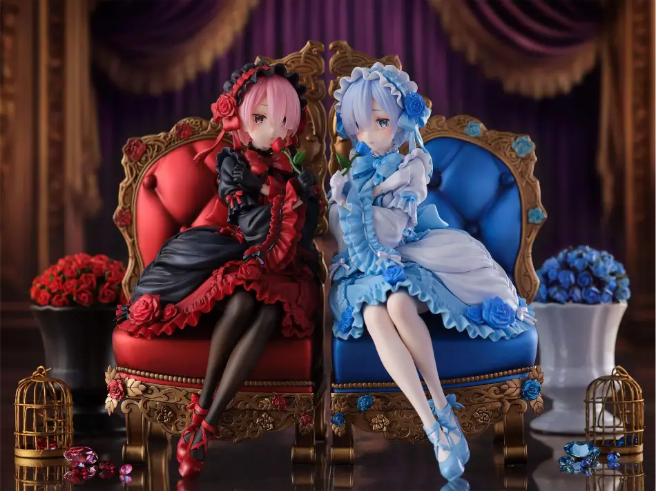 Rem Y Ram Re:zero Gothic Figures