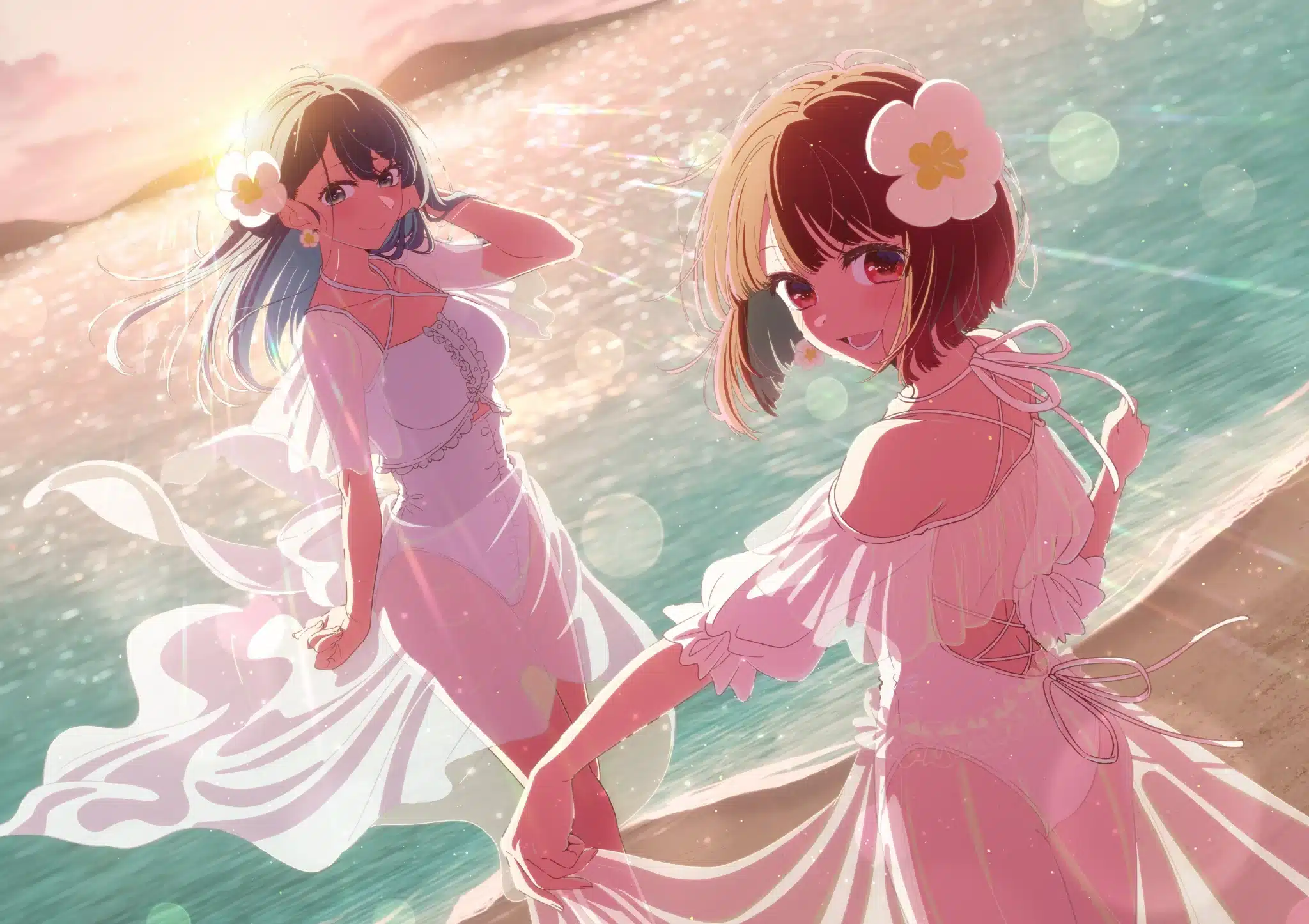 Oshi No Ko: Kana Y Akane Celebran Juntas El Día Del Mar Con Hermosa Visual