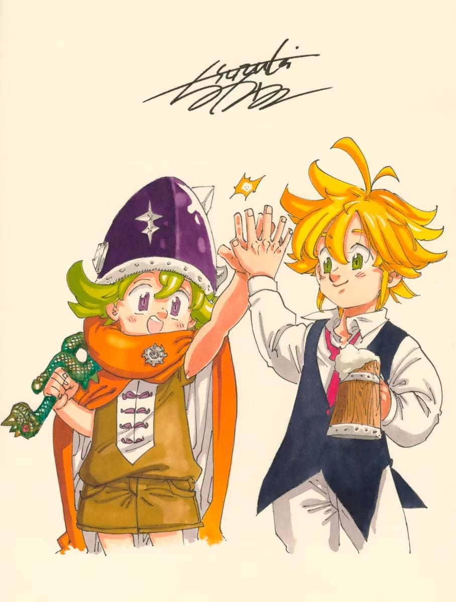 Nanatsu No Taizai Mokushiroku No Yonkishi Ilus