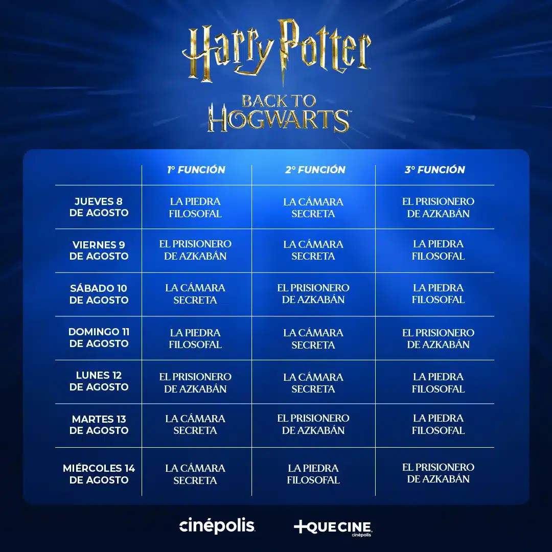 Back To Hogwarts Cinepolis Y Que Cine 1