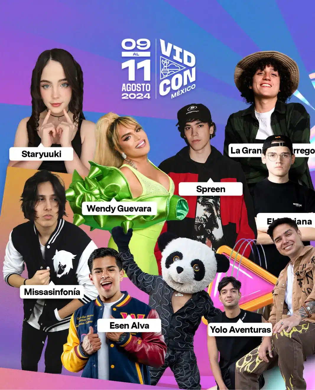 Disfruta De Vidcon México 2024, El Evento Más Esperado Repleto De Creadores De Contenido