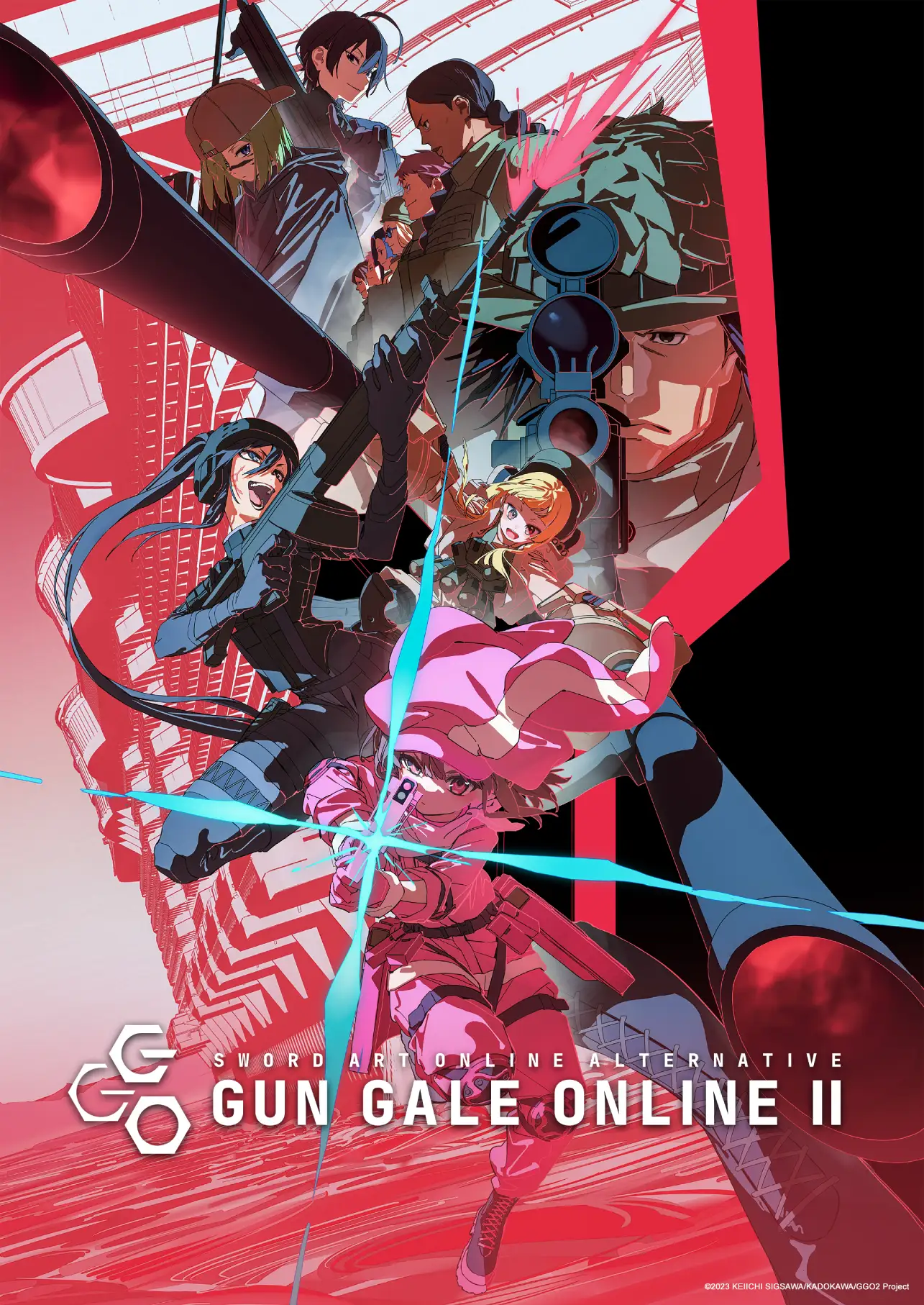 Sword Art Online Alternative Gun Gale Online 2 Visual 1