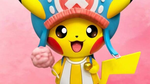 Pikachu y ONE PIECE se unen en una figura — Kudasai