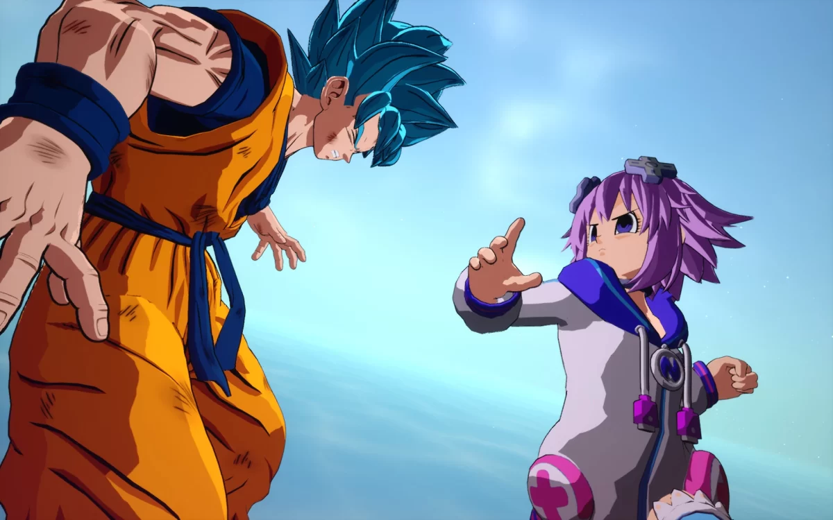 Pelea Entre Goku Y Neptunia En Dragon Ball: Sparking! Zero