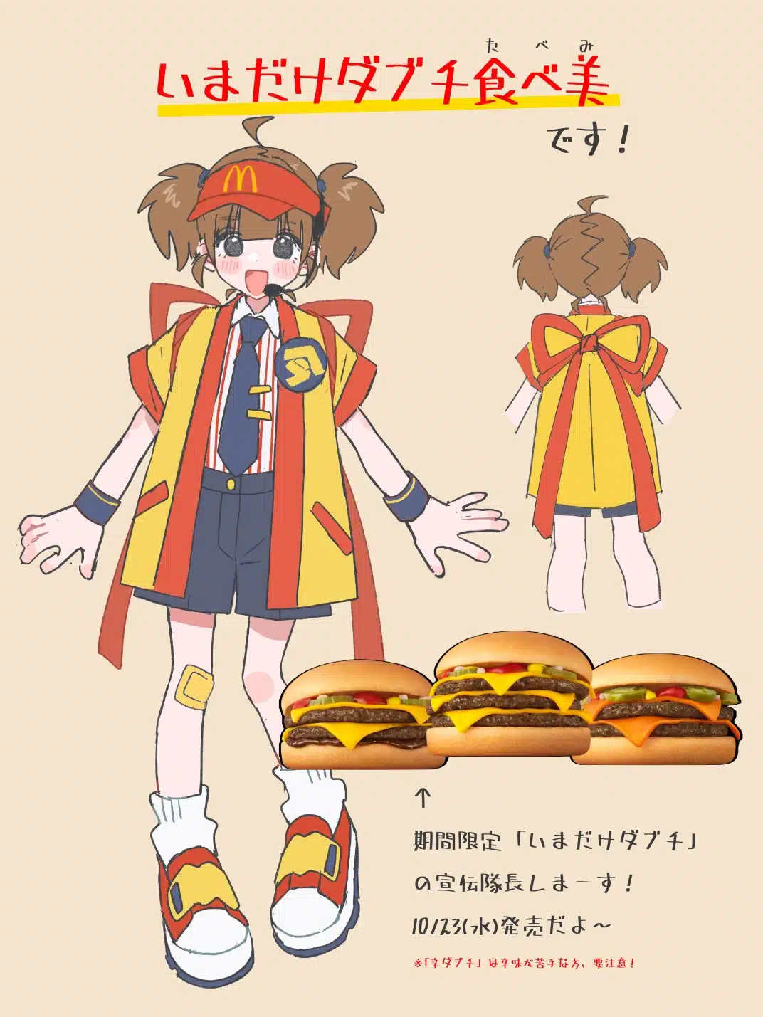 Mcdonalds Japon Nueva Waifu Ima Dake Dabuchi Tabemi 01