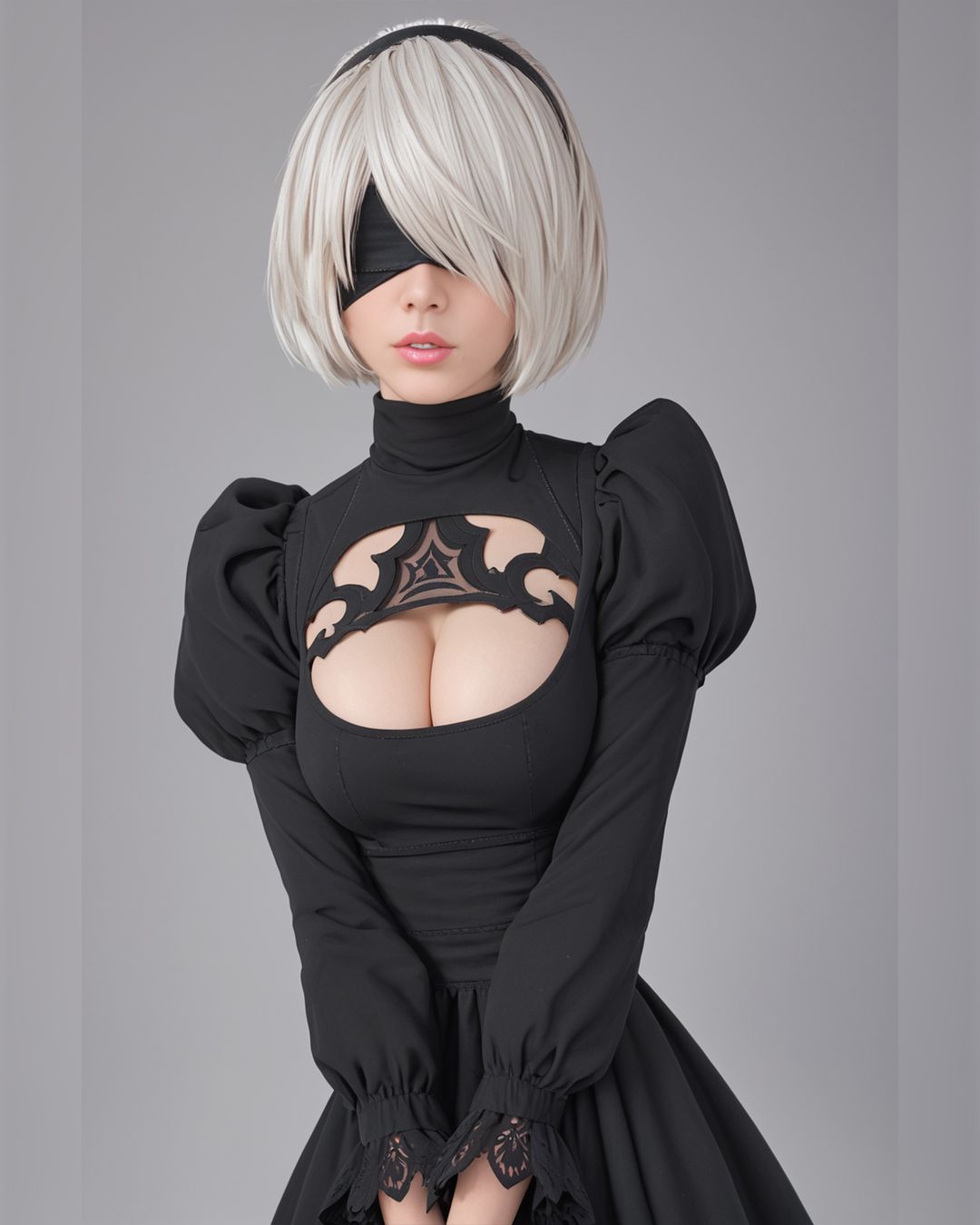 La “Waifu” 2B De Nier: Automata Deslumbra Con Su Belleza En Ilustraciones Realistas