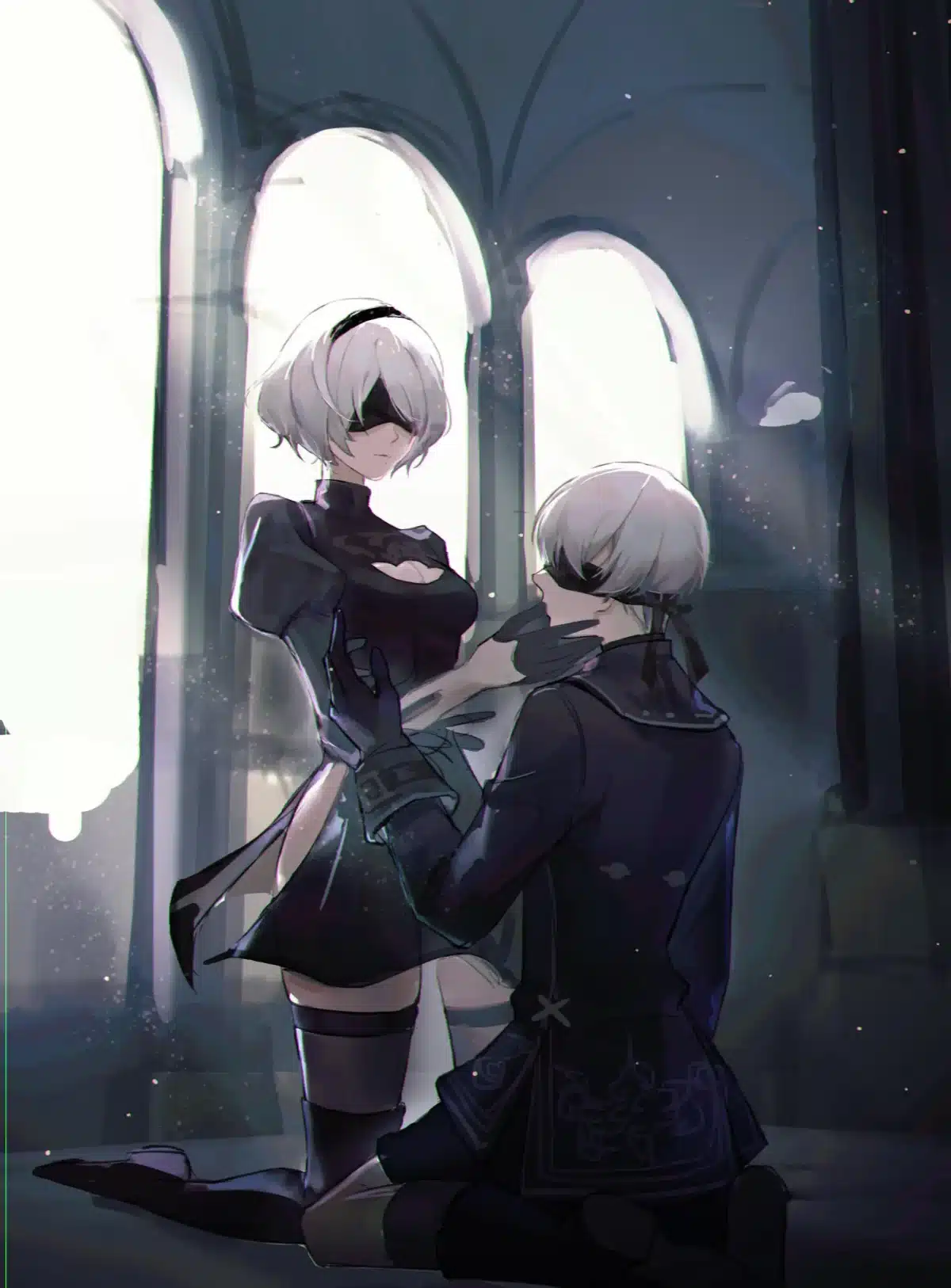 El Anime De Nier Automata Mostraria El Delicioso Entre 9S Y 2B 1