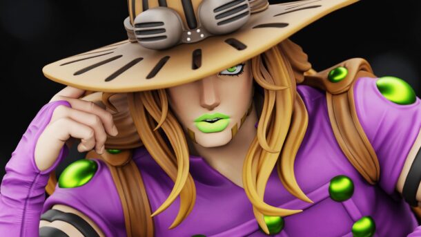 JoJo's Bizarre Adventure sorprende con figura de Johnny Joestar y Gyro Zeppeli