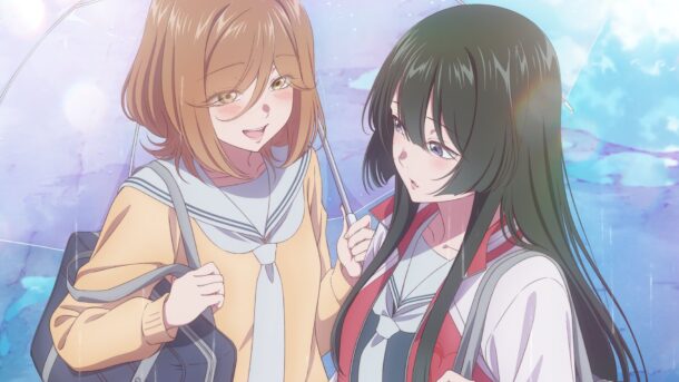 El anime yuri The Moon on a Rainy Night revela nuevo visual y más detalles