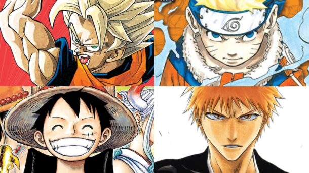 Los 4 reyes del shonen: One Piece, Bleach, Dragon Ball y Naruto regresan en 2026