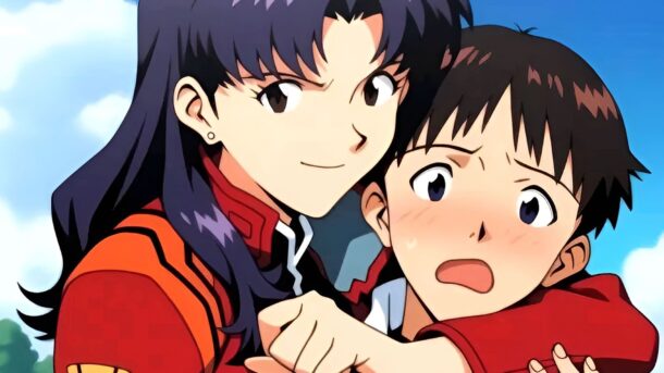 Evangelion: El beso de Misato divide a los fans 30 años después